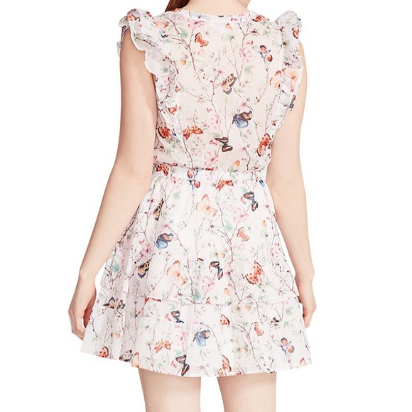 Kianna Cotton Butterfly Print Dress - Picture 6 of 16